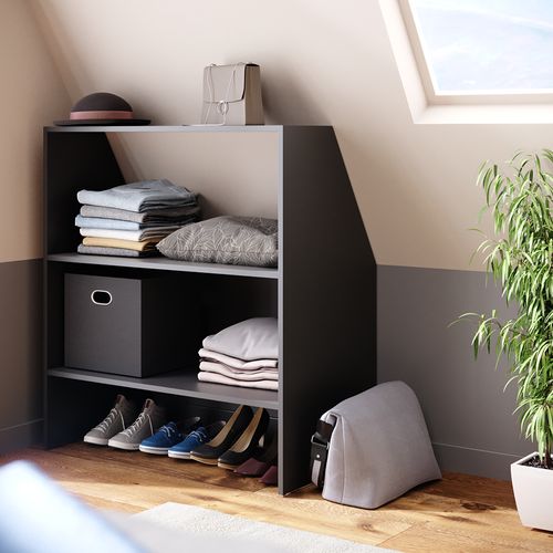 Étagère Mansardée  36745 Anthracite 90x100cm