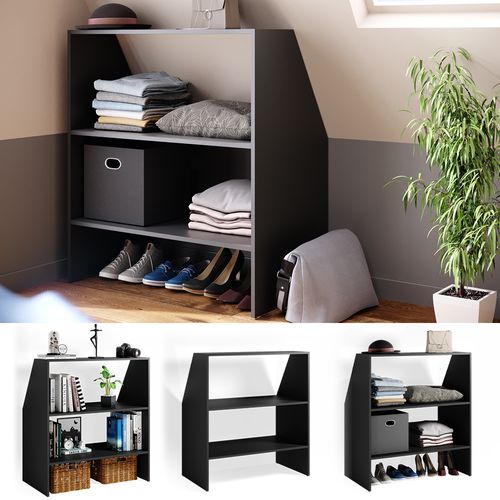 Étagère Mansardée  36745 Anthracite 90x100cm