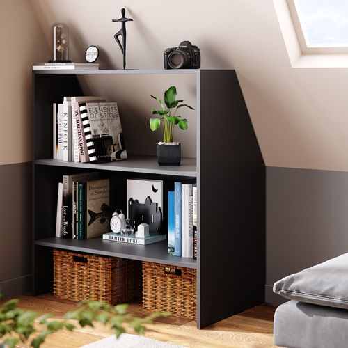 Étagère Mansardée  36745 Anthracite 90x100cm