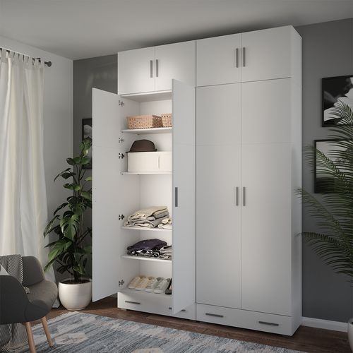 Module Dextension Ingo 36391 Blanc 80x40cm Avec 2 Portes