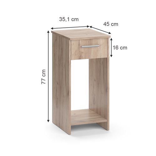 Armoire PC Odin 36911 Sonoma 35.1x45cm