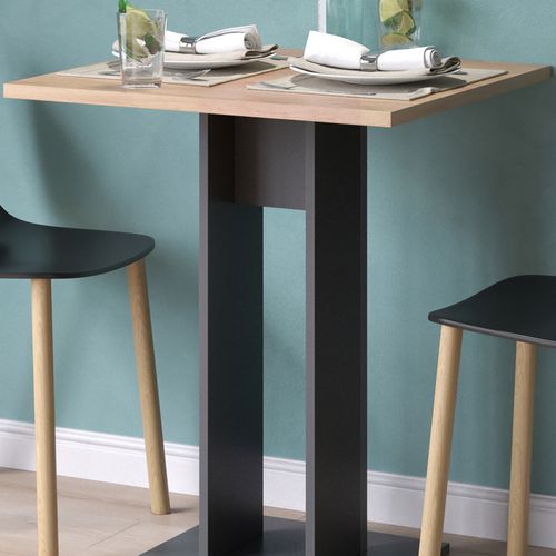 Table De Salle à Manger Repose 36916 Anthracite 65x65cm