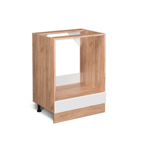 Meuble Pour Four R-line 37105 Blanc Haute Brillance 60cm Sans Pt