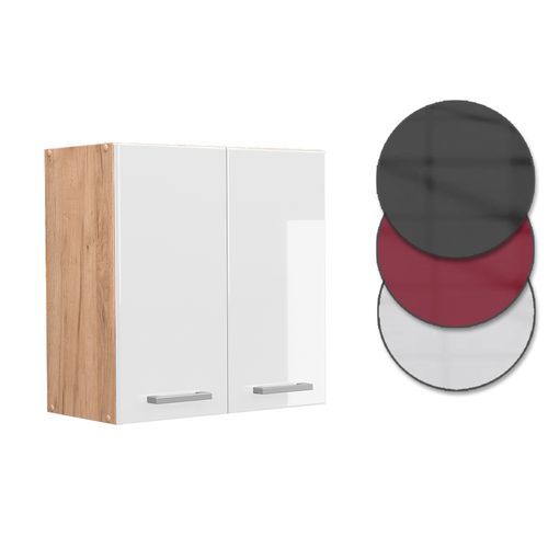 Elément Haut De Cuisine R-line 37108 Blanc Haute Brillance 60cm