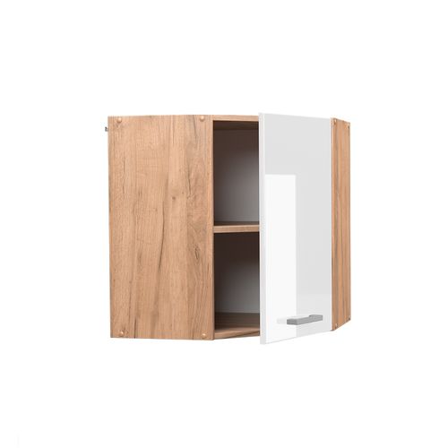 Elément Haut De Cuisine R-line 37111 Blanc Haute Brillance 57cm