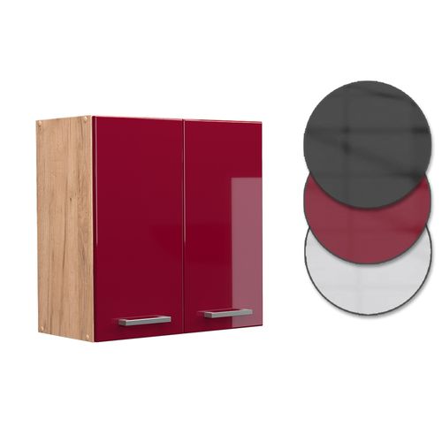 Elément Haut De Cuisine R-line 37144 Rouge Brillant 60cm