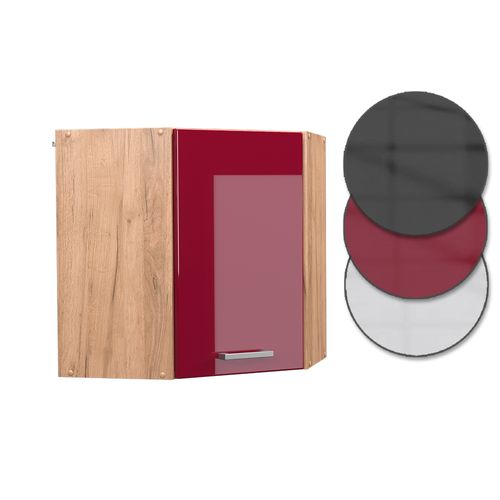 Elément Haut De Cuisine R-line 37147 Rouge Brillant 57cm