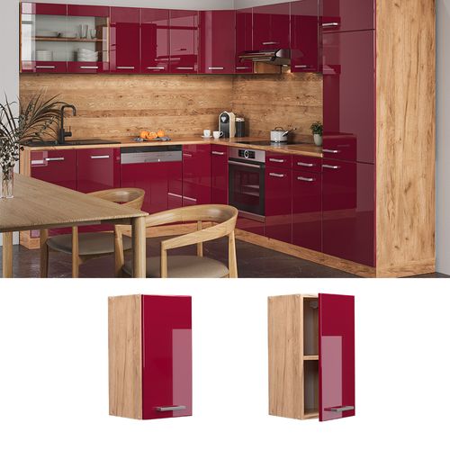Elément Haut De Cuisine R-line 37150 Rouge Brillant 30cm
