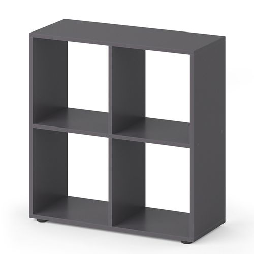 Meuble De Rangement Cube Tetra 37167 Gris 72.6x72cm