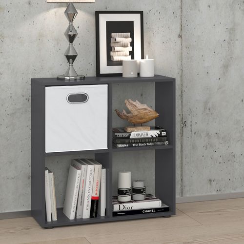 Meuble De Rangement Cube Tetra 37167 Gris 72.6x72cm