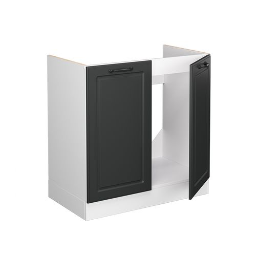 Meuble Bas Sous-évier R-line 37236 Anthracite Campagne 80cm Sans Pt