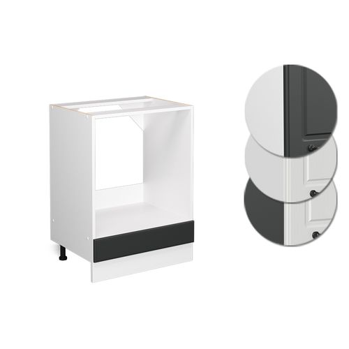 Meuble Pour Four R-line 37239 Anthracite Campagne 60cm Sans Pt