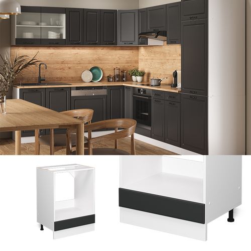 Meuble Pour Four R-line 37239 Anthracite Campagne 60cm Sans Pt