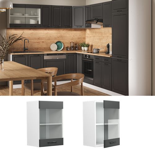 Armoire En Verre R-line 37240 Anthracite Campagne 40cm