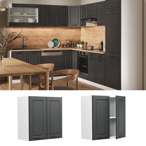 Elément Haut De Cuisine R-line 37242 Anthracite Campagne 60cm