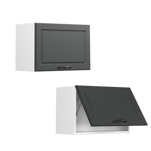 Elément Haut De Cuisine R-line 37243 Anthracite Campagne 60cm Plat