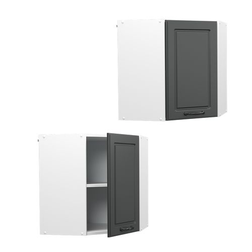 Elément Haut De Cuisine R-line 37245 Anthracite Campagne 57cm