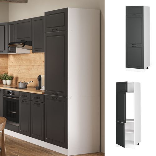 Armoire Pour Frigo R-line 37246 Anthracite Campagne 60cm