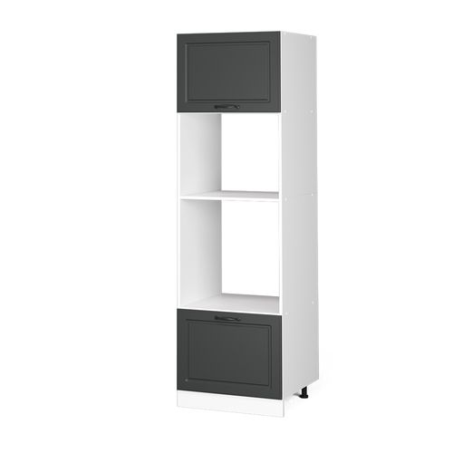 Armoire Micro-ondes R-line 37247 Anthracite Campagne 60cm