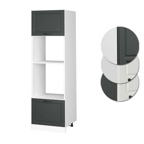 Armoire Micro-ondes R-line 37247 Anthracite Campagne 60cm