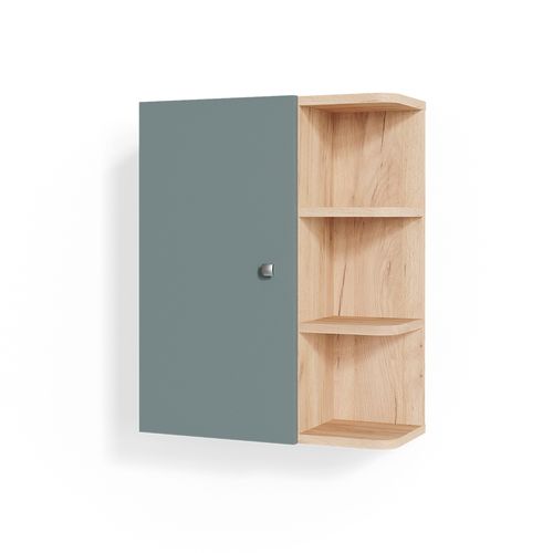 Armoire Murale De Salle De Bain Fynn, Vert, 47.2x59.2cm