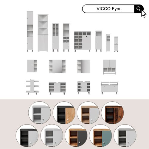 Armoire Murale De Salle De Bain Fynn, Vert, 47.2x59.2cm