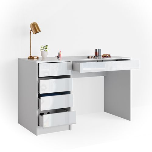 Coiffeuse Sherry, Blanc, 120cm