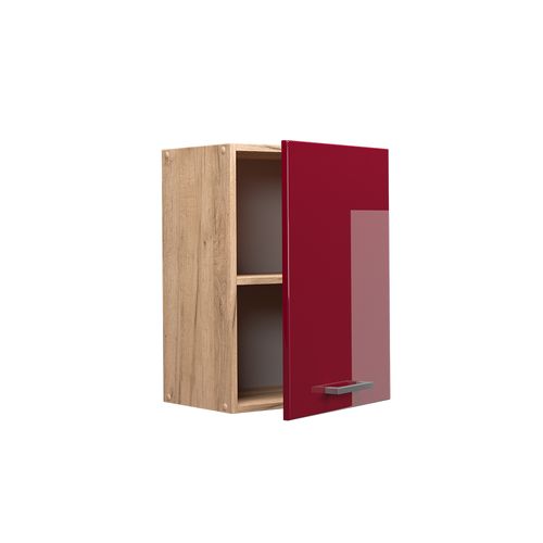 Elément Haut De Cuisine R-line 37487 Rouge Brillant 45cm