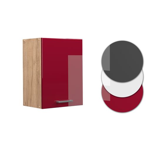 Elément Haut De Cuisine R-line 37487 Rouge Brillant 45cm