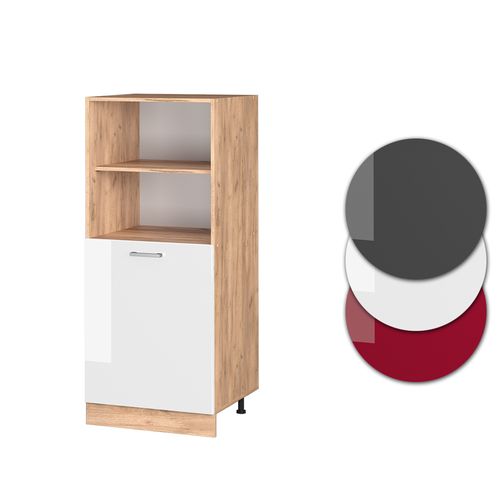 Meuble Pour Four R-line 37494 Blanc Haute Brillance 60cm