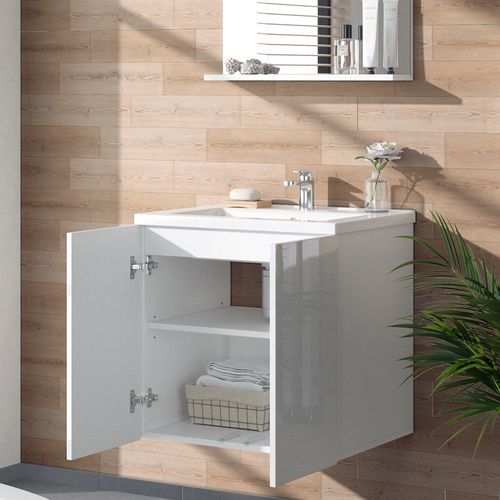 Meubles Bain Izan 37289 Blanc 2 Pièces