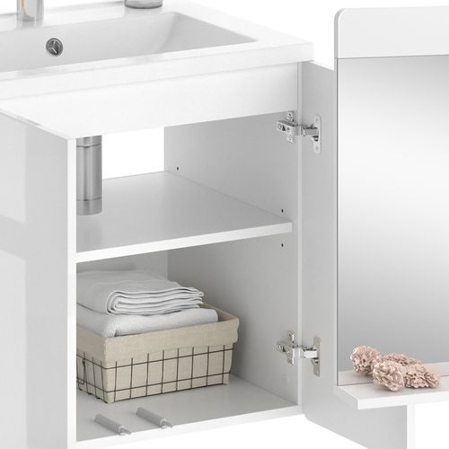Meubles Bain Izan 37289 Blanc 2 Pièces