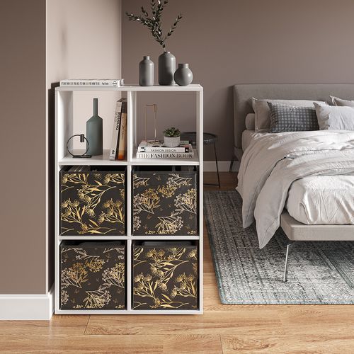 Boîte Pliante 37052 Noir/or 30x30cm Set De 2 Options1