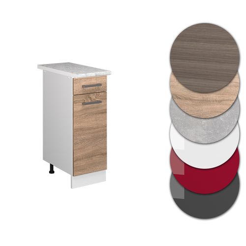 Meuble Cuisine R-line 37717 Sonoma 30cm , Pt Marbre