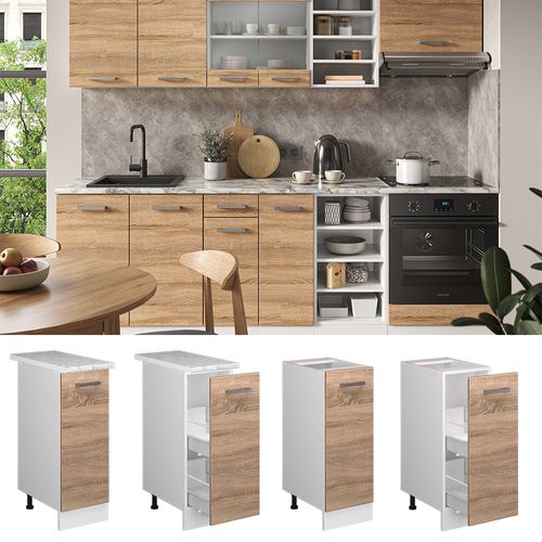 Meuble De Cuisine R-line 37772 Sonoma 30cm , Pt Marbre