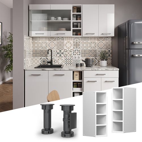 Armoire Suspendue R-line 37345 Blanc 20cm