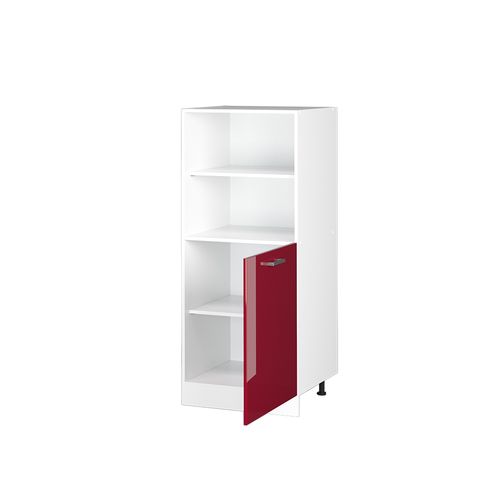 Meuble Pour Four R-line 37792 Rouge Brillant 60cm