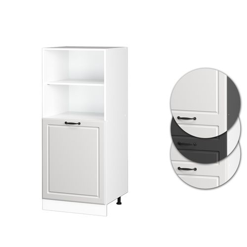 Meuble Pour Four R-line 37796 Blanc Campagne 60cm