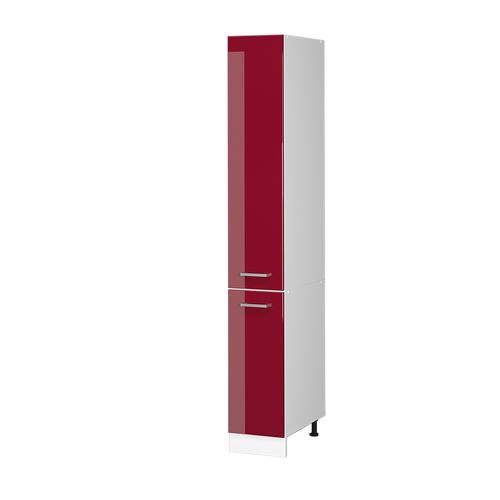 Meuble Haute De Cuisine R-line 37808 Rouge Brillant 30cm