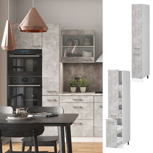 Meuble Haute De Cuisine R-line 37809 Béton 30cm