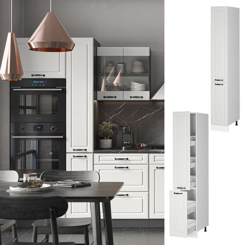 Meuble Haute De Cuisine R-line 37812 Blanc Campagne 30cm