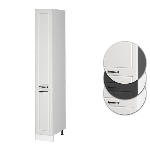 Meuble Haute De Cuisine R-line 37812 Blanc Campagne 30cm