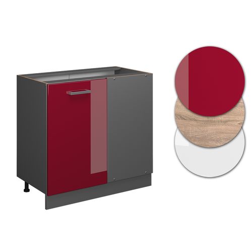 Meuble Dangle R-line 37827 Rouge Brillant 86cm Sans Pt