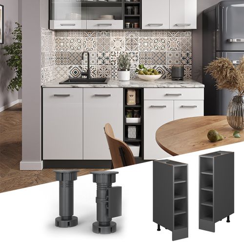 Etagère De Cuisine R-line 37346 Anthracite 20cm Sans Pt
