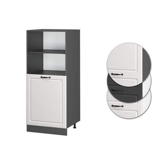 Meuble Pour Four R-line 37845 Blanc Campagne 60cm