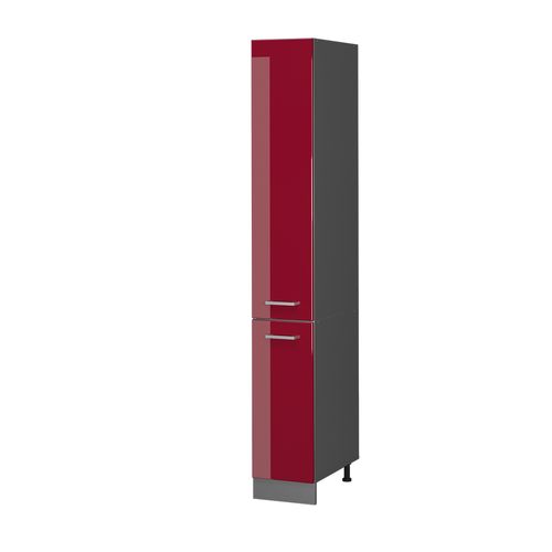 Meuble Haute De Cuisine R-line 37851 Rouge Brillant 30cm