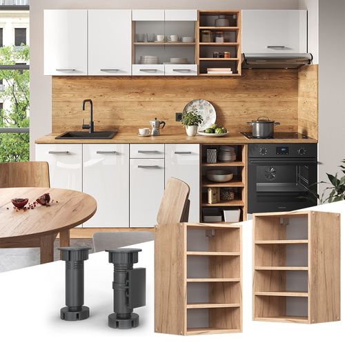 Armoire Suspendue R-line 37347 Chêne De Force Doré 40cm