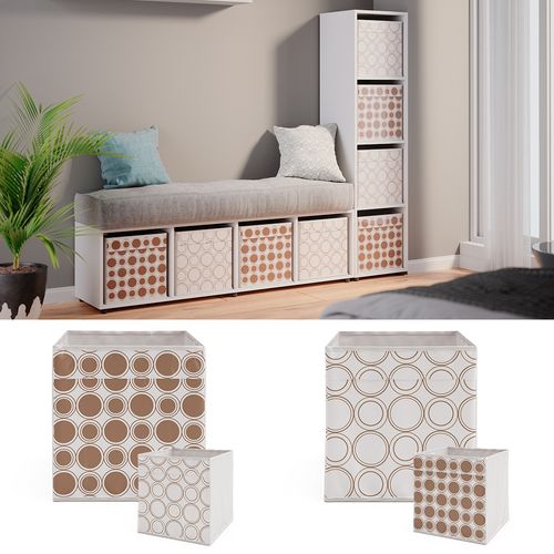 Meuble De Rangement Ludus, Blanc, 142.5x36.2cm