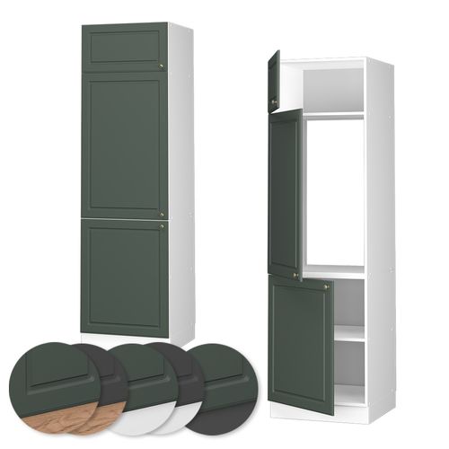 Armoire Pour Frigo Fame-line 37981 Vert Or Campagne 60cm