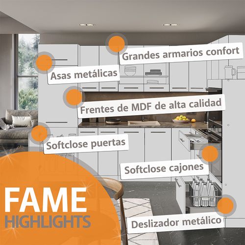 Meuble Bas Sous-évier Fame-line 37990 Vert Or Campagne 80cm Sans Pt